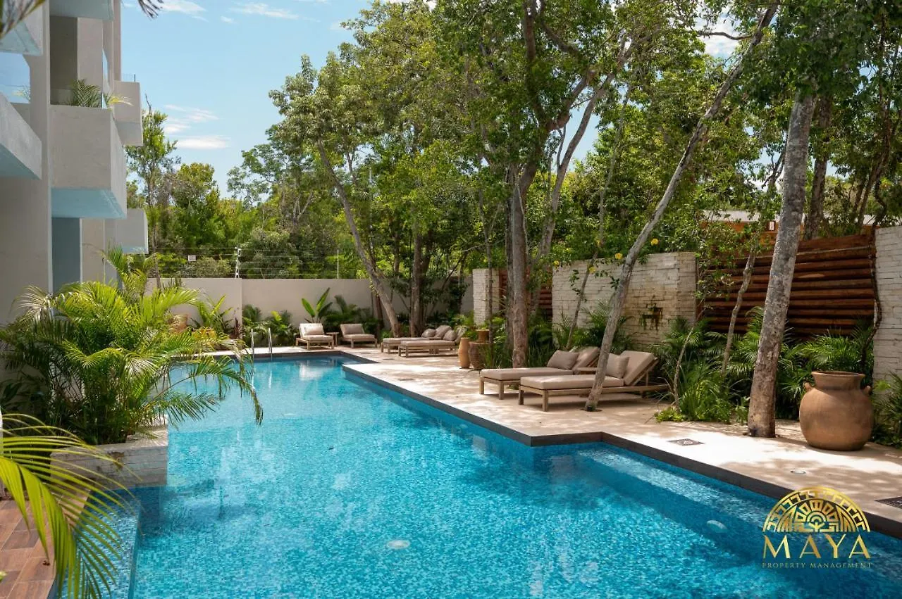 別荘 Nhoa 112C Lux 1Br Condo Plunge Pool In Aldea Zama トゥルム