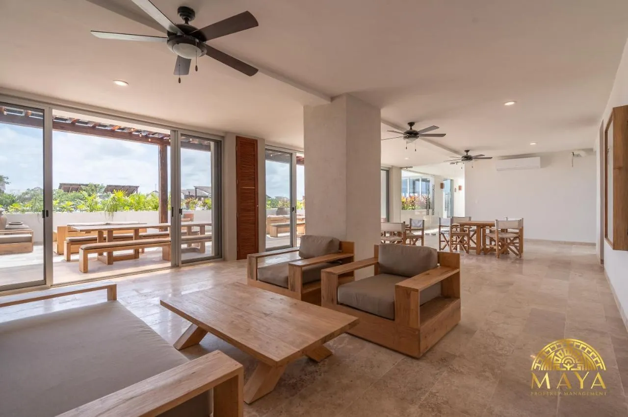Nhoa 112C Lux 1Br Condo Plunge Pool In Aldea Zama Тулум Дом отдыха