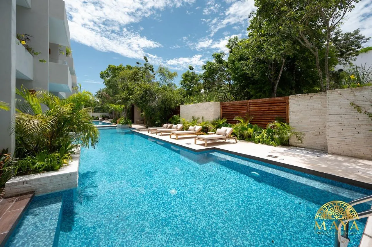 Nhoa 112C Lux 1Br Condo Plunge Pool In Aldea Zama Тулум Дом отдыха