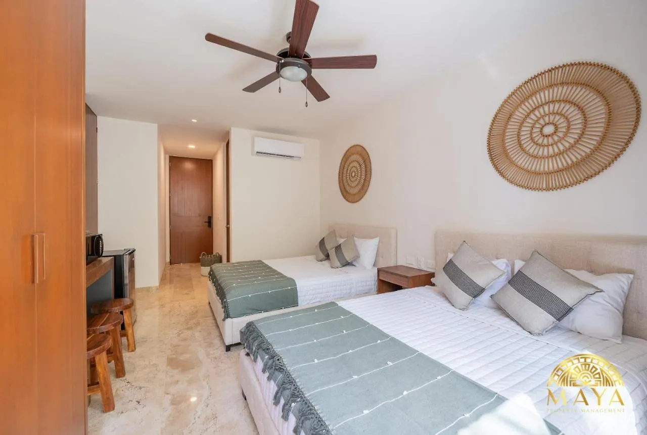 Дом отдыха Nhoa 112C Lux 1Br Condo Plunge Pool In Aldea Zama Тулум