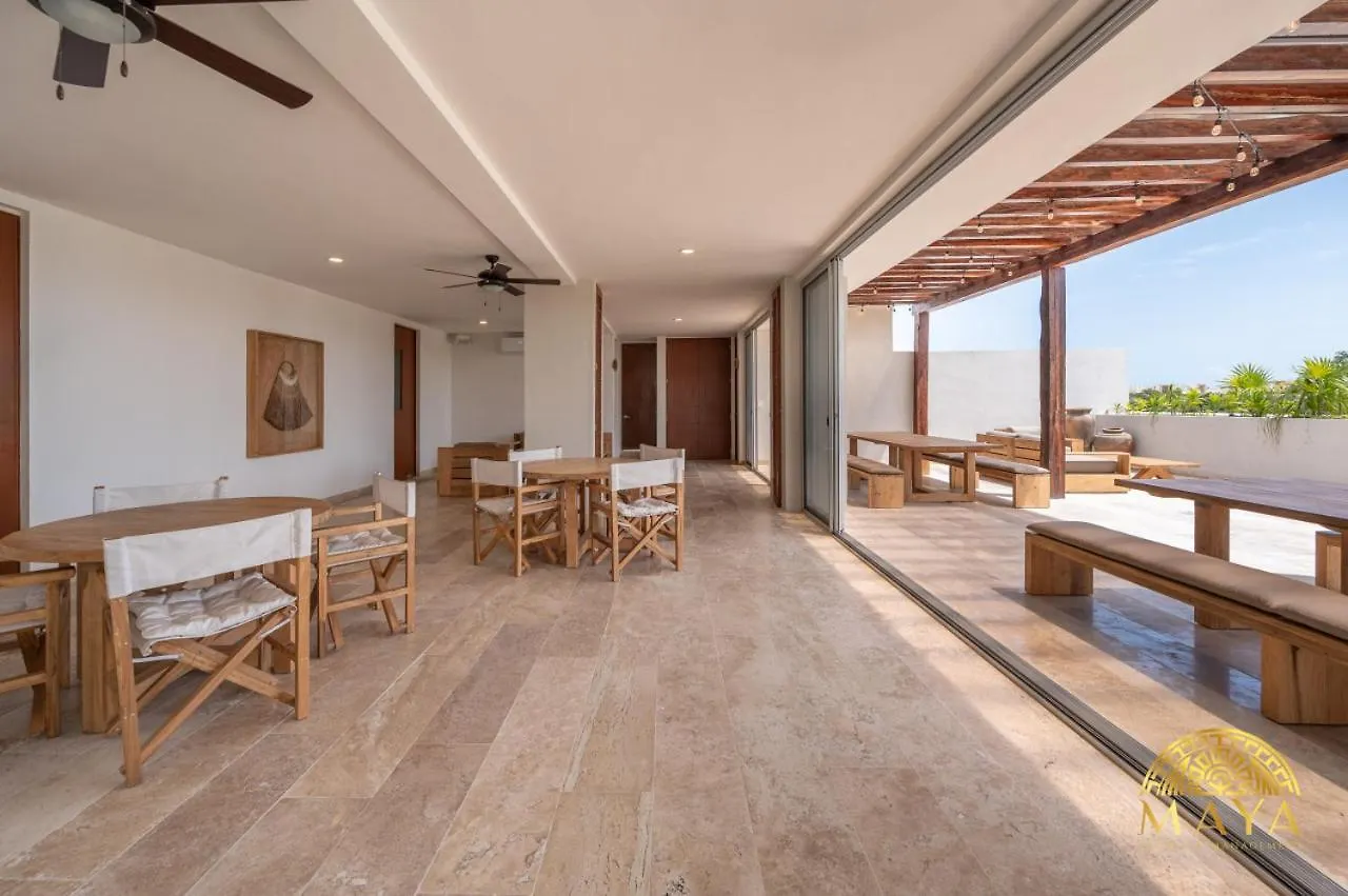 Дом отдыха Nhoa 112C Lux 1Br Condo Plunge Pool In Aldea Zama Тулум