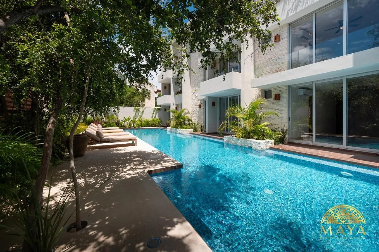 Дом отдыха Nhoa 112C Lux 1Br Condo Plunge Pool In Aldea Zama Тулум