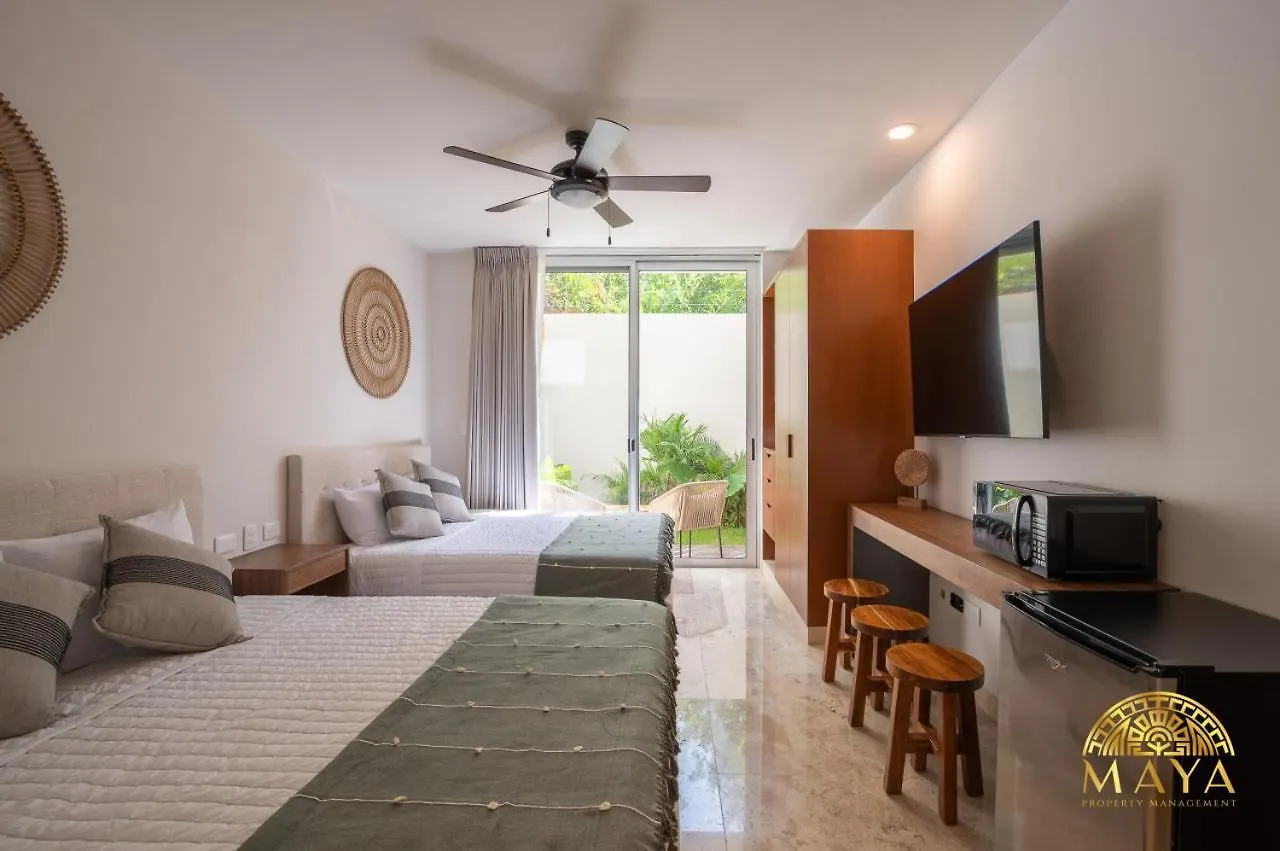 Дом отдыха Nhoa 112C Lux 1Br Condo Plunge Pool In Aldea Zama Тулум Мексика