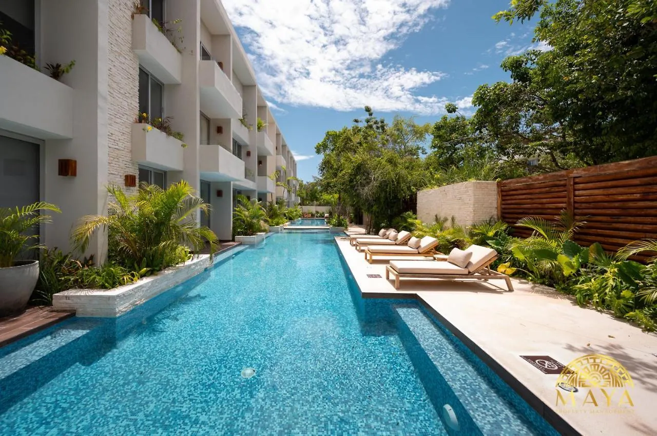 Дом отдыха Nhoa 112C Lux 1Br Condo Plunge Pool In Aldea Zama Тулум